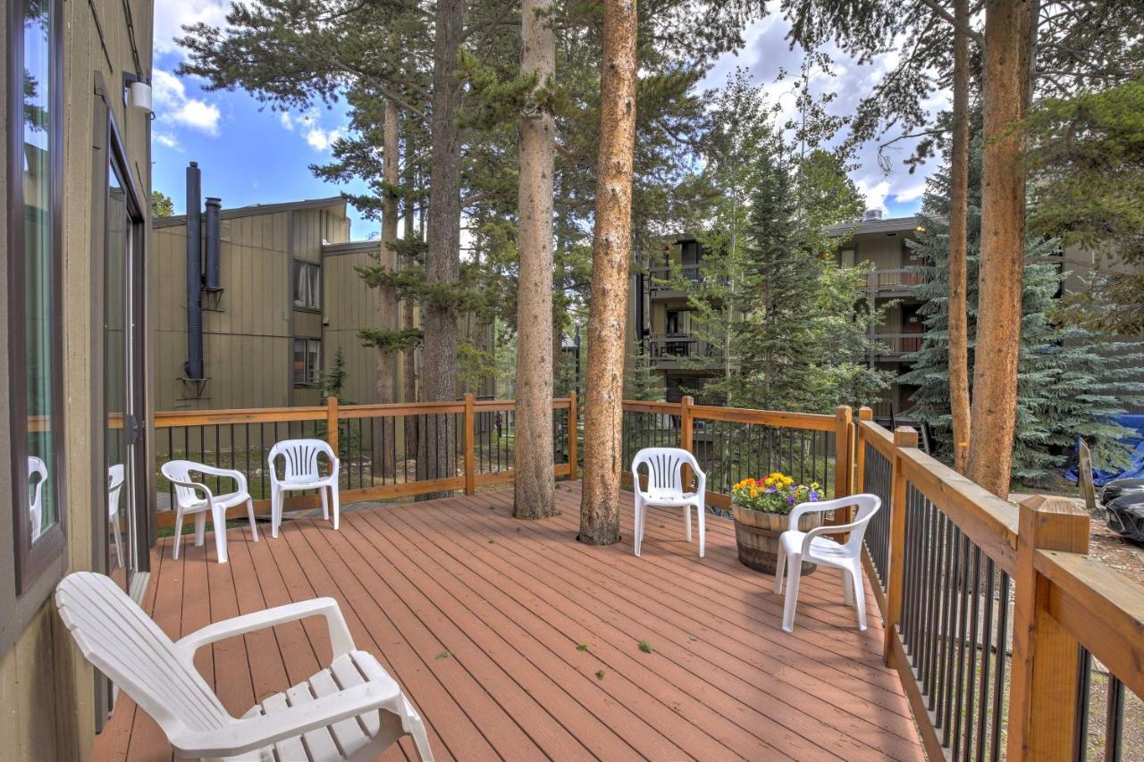Breckenridge Condo With Balcony Walk To Ski Resort Eksteriør bilde
